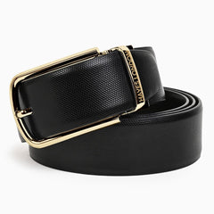 Hayes London | Italian Leather Reversible Black & Brown Belt For Men (Leather Texture: Braided)