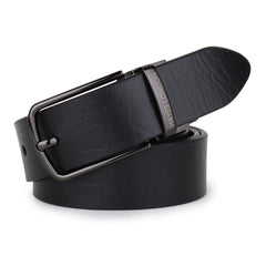 Hayes London | Reversible Black & Brown Genuine Leather Belt For Men (Leather Texture: Wild)