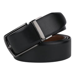Hayes London | Italian Leather Reversible Black & Brown Belt For Men (Leather Texture: Plain)