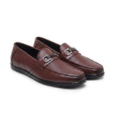 Hayes London | Dune Horsebit Loafers – Brown Perforated Genuine Leather Men’s Shoes