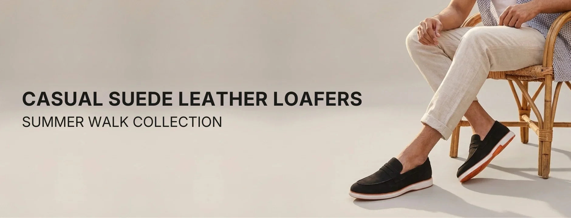 Suede Leather Loafers