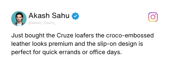 Cruze Driving Loafers – Black Croco Genuine Leather Men’s Shoes Review 2