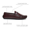 Hayes London | Belfort Driving Loafers – Brown Plain Genuine Leather Men’s Shoes