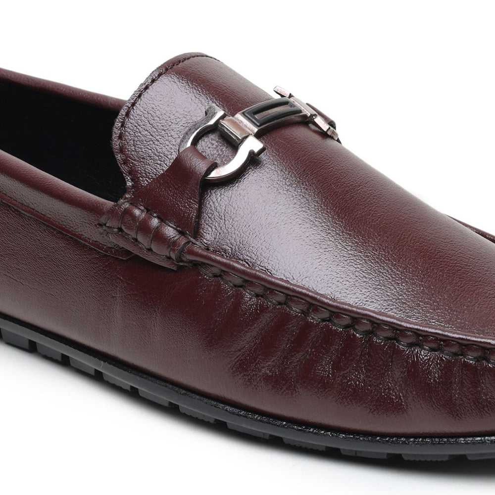Hayes London | Belfort Driving Loafers – Brown Plain Genuine Leather Men’s Shoes