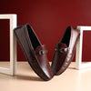 Hayes London | Belfort Driving Loafers – Brown Plain Genuine Leather Men’s Shoes
