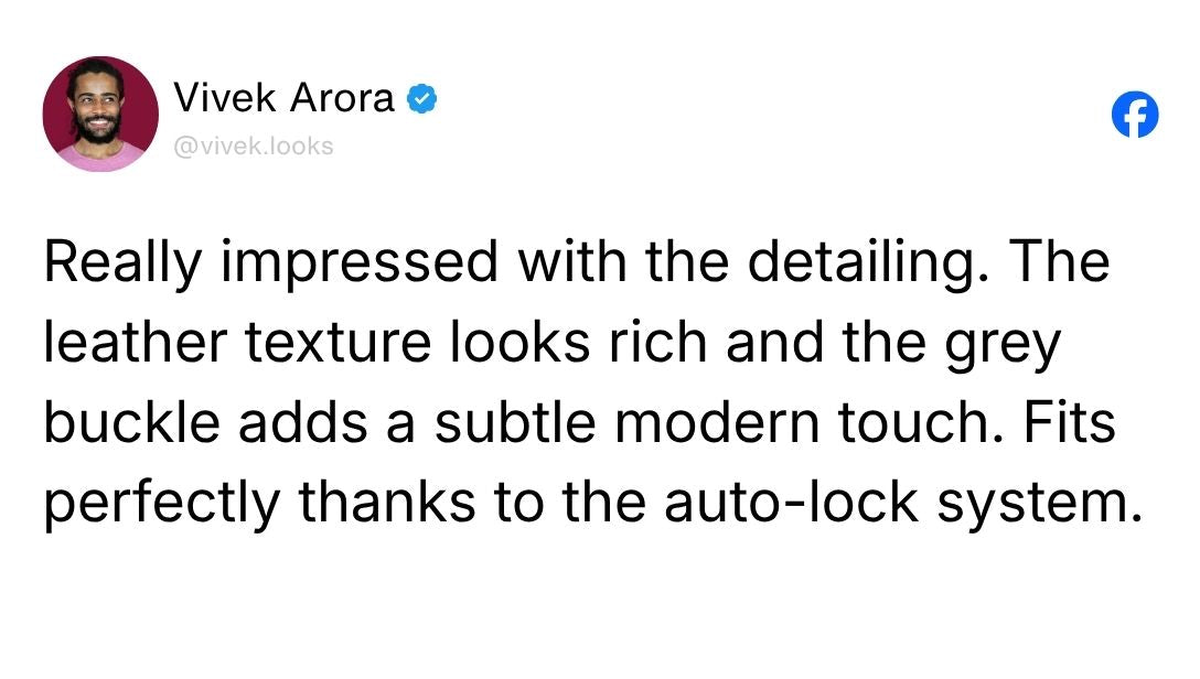 Sparta Auto-Lock No-Hole Genuine Leather Belt for Men – Micro-Adjustable Smart Ratchet Belt for Formal, Office & Casual Wear (Croco Brown Leather & Grey Buckle) Review 3