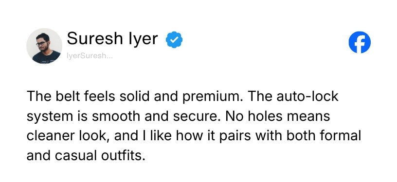 Atlas Auto-Lock No-Hole Genuine Leather Belt for Men – Micro-adjustable Smart Belt for Formal & Casual Wear (Croco Brown) Review 3