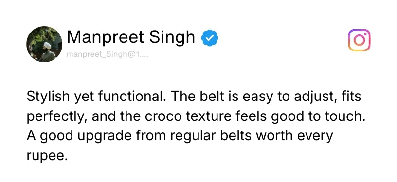 Atlas Auto-Lock No-Hole Genuine Leather Belt for Men – Micro-adjustable Smart Belt for Formal & Casual Wear (Croco Brown) Review 2