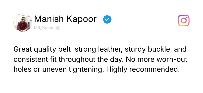 Nova Auto-Lock No-Hole Genuine Leather Belt for Men – Micro-adjustable Smart Belt for Formal & Casual Wear (Plain Black) Review 2