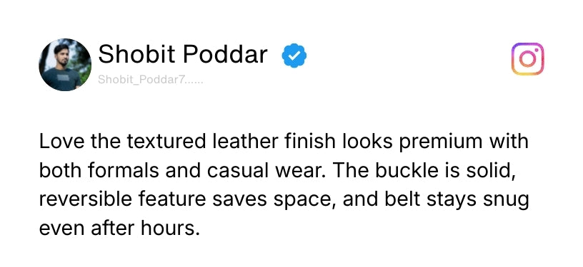 Armour Auto-Lock No-Hole Italian Leather Belt for Men – Micro-adjustable Reversible Black & Brown Belt for Formal & Casual Wear Review 2