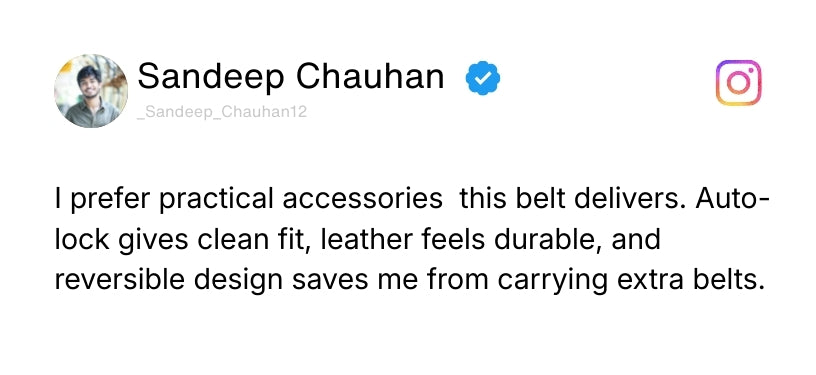 Asgard Auto-Lock No-Hole Genuine Leather Belt for Men – Micro-adjustable Reversible Black & Brown Belt for Formal & Casual Wear Review 2