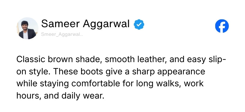 Strider Chelsea Boots – Brown Plain Genuine Leather Men’s Shoes Review 3