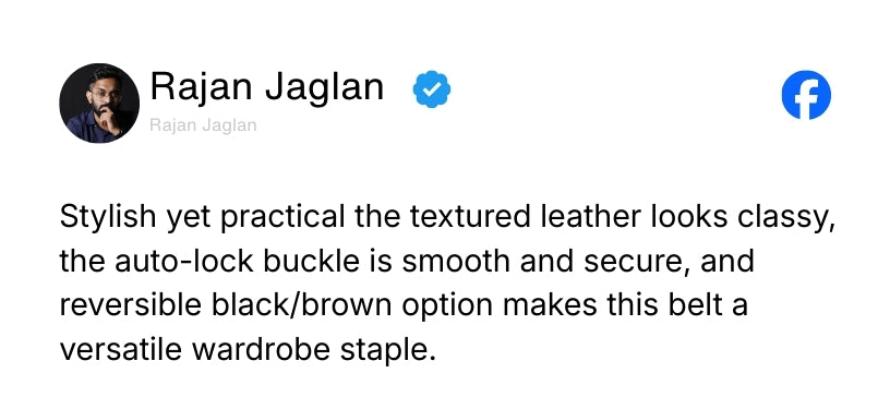 Armour Auto-Lock No-Hole Genuine Leather Belt for Men – Micro-adjustable Reversible Black & Brown Belt for Formal & Casual Wear Review 3