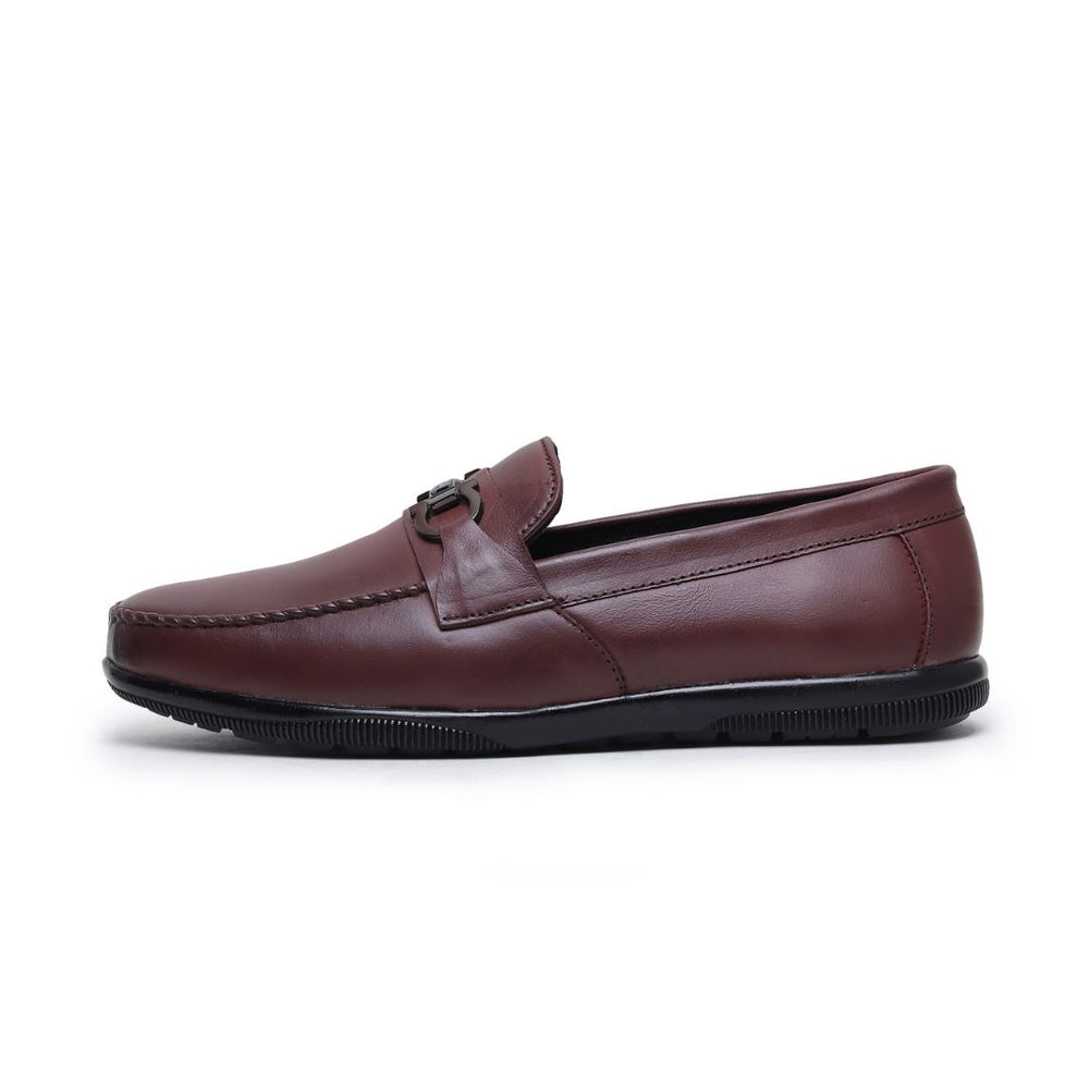 Hayes London | Blaze Horsebit Loafers – Brown Plain Genuine Leather Men’s Shoes