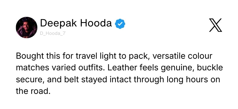 Italian Leather Reversible Black & Brown Belt For Men (Leather Texture: Plain) Review 1