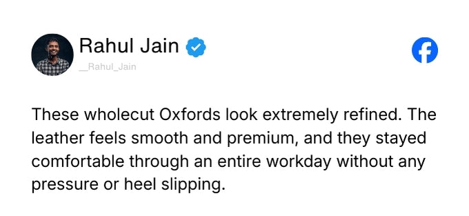 Shelby Wholecut Oxford Shoes – Black Plain Genuine Leather Men’s Shoes Review 3