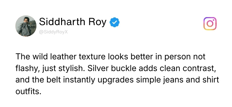 Italian Leather Reversible Black & Brown Belt For Men (Leather Texture: Braided) Review 2