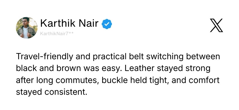 Italian Leather Reversible Black & Brown Belt For Men (Leather Texture: Plain) Review 1