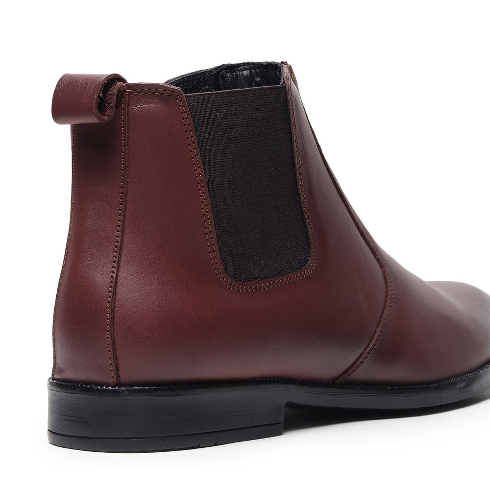 Hayes London | Strider Chelsea Boots – Brown Plain Genuine Leather Men’s Shoes