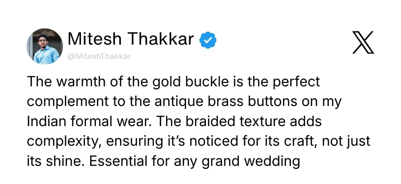 Italian Leather Reversible Black & Brown Belt For Men (Leather Texture: Braided) Review 1