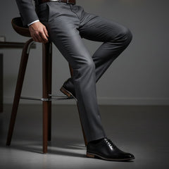 Hayes London | Shelby Wholecut Oxford Shoes – Black Plain Genuine Leather Men’s Shoes