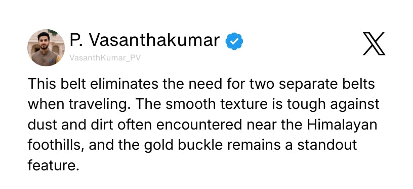 Italian Leather Reversible Black & Brown Belt For Men (Leather Texture: Plain) Review 1