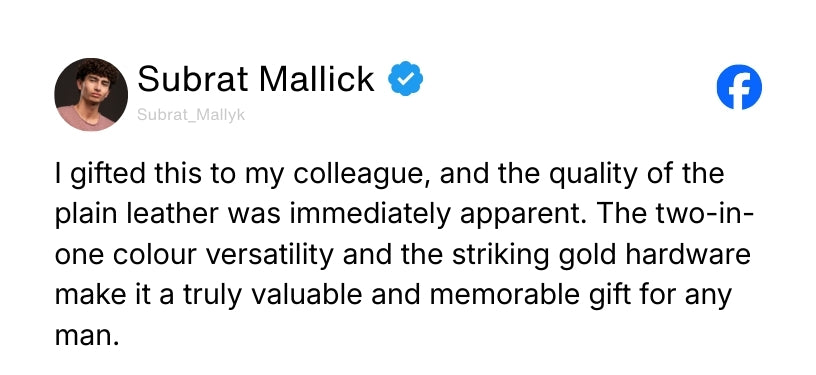 Italian Leather Reversible Black & Brown Belt For Men (Leather Texture: Plain) Review 3