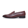Hayes London | Windsor Penny Loafers – Brown Perforated Genuine Leather Men’s Shoes