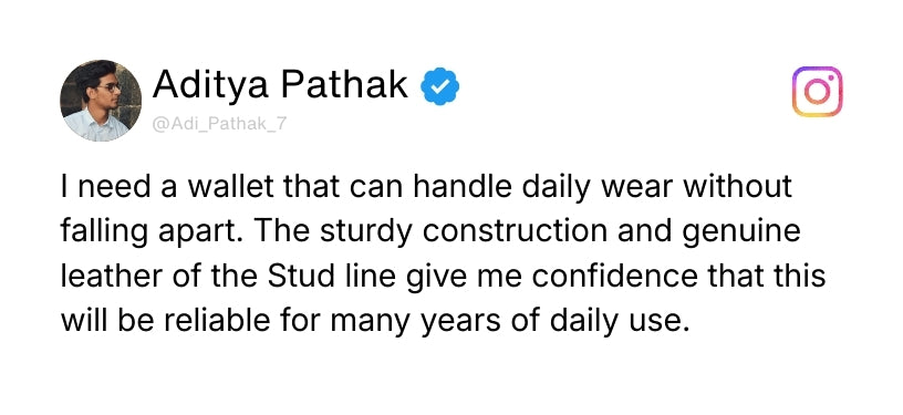 Stud Brown Genuine Leather Wallet for Men - RFID Blocking, Slim Bifold Wallet with 8 Compartments Review 2