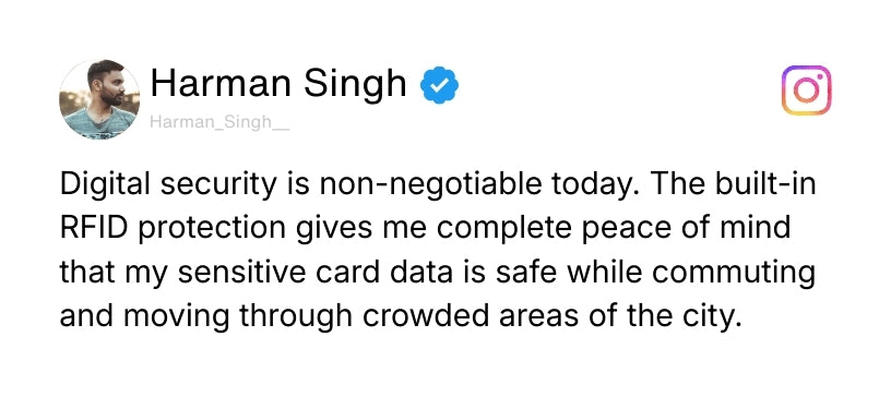 Stud Black Genuine Leather Wallet for Men - RFID Blocking, Slim Bifold Wallet with 8 Compartments Review 2