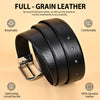 Hayes London | Italian Leather Reversible Black & Brown Belt For Men (Leather Texture: Braided)