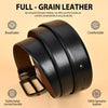 Hayes London | Italian Leather Reversible Black & Brown Belt For Men (Leather Texture: Plain)