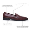 Hayes London | Belmonte Penny Loafers – Brown Plain Genuine Leather Men’s Shoes