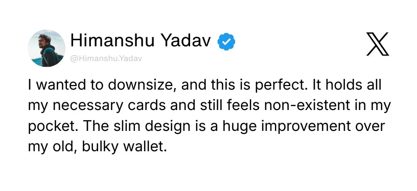 Black Genuine Leather Card Holder/Wallet For Men - RFID Blocking, Slim Formal/Casual Card Holder/Wallet With 11 Compartments Review 1