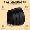 Hayes London | Reversible Black & Brown Genuine Leather Belt For Men (Leather Texture: Wild)