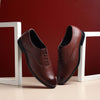 Hayes London | Troy Oxford Shoes – Brown Perforated Genuine Leather Men’s Shoes