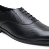 Hayes London | Troy Oxford Shoes – Black Perforated Genuine Leather Men’s Shoes