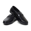 Hayes London | Blaze Horsebit Loafers – Black Plain Genuine Leather Men’s Shoes