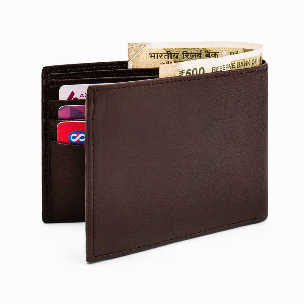 Stud Brown Genuine Leather Wallet for Men Slim Stylish Durable Men s Wallet Hayes London