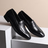 Hayes London | Belmonte Penny Loafers – Black Plain Genuine Leather Men’s Shoes