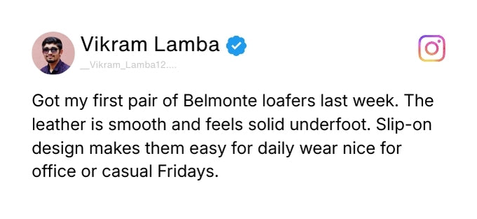 Belmonte Black Formal Penny Loafers for Men – Genuine Leather Slip-On Shoes for Office & Party Wear Review 2