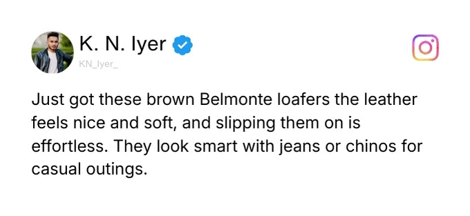 Belmonte Brown Formal Penny Loafers for Men – Genuine Leather Slip-On Shoes for Office & Party Wear Review 2