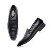 Hayes London | Milan Penny Loafers – Black Croco Genuine Leather Men’s Shoes
