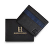Hayes London | Maverick Black Genuine Leather Textured Wallet for Men - RFID Blocking, Slim Bifold Wallet with 11 Compartments