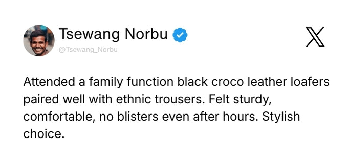 Jaxon Horsebit Loafers – Black Croco Genuine Leather Men’s Shoes Review 1