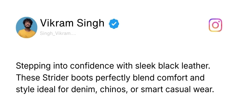 Strider Chelsea Boots – Black Plain Genuine Leather Men’s Shoes Review 2