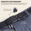 Hayes London | Italian Leather Reversible Black & Brown Auto-Lock Belt for Men, Micro-Adjustable No-Hole Belt (Leather Texture: Viper)