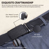 Hayes London | Italian Leather Reversible Black & Brown Auto-Lock Belt for Men, Micro-Adjustable No-Hole Belt (Leather Texture: Viper)