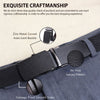 Hayes London | Reversible Black & Brown Genuine Leather Auto-Lock Belt for Men, Micro-Adjustable No-Hole Belt (Leather Texture: Wild)