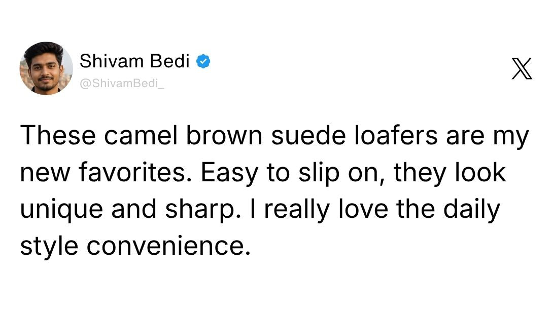 Velour Camel Brown - Italian Suede Leather Casual Loafer Shoes for Men – Smart, Breathable Summer-Walk Loafers Review 1